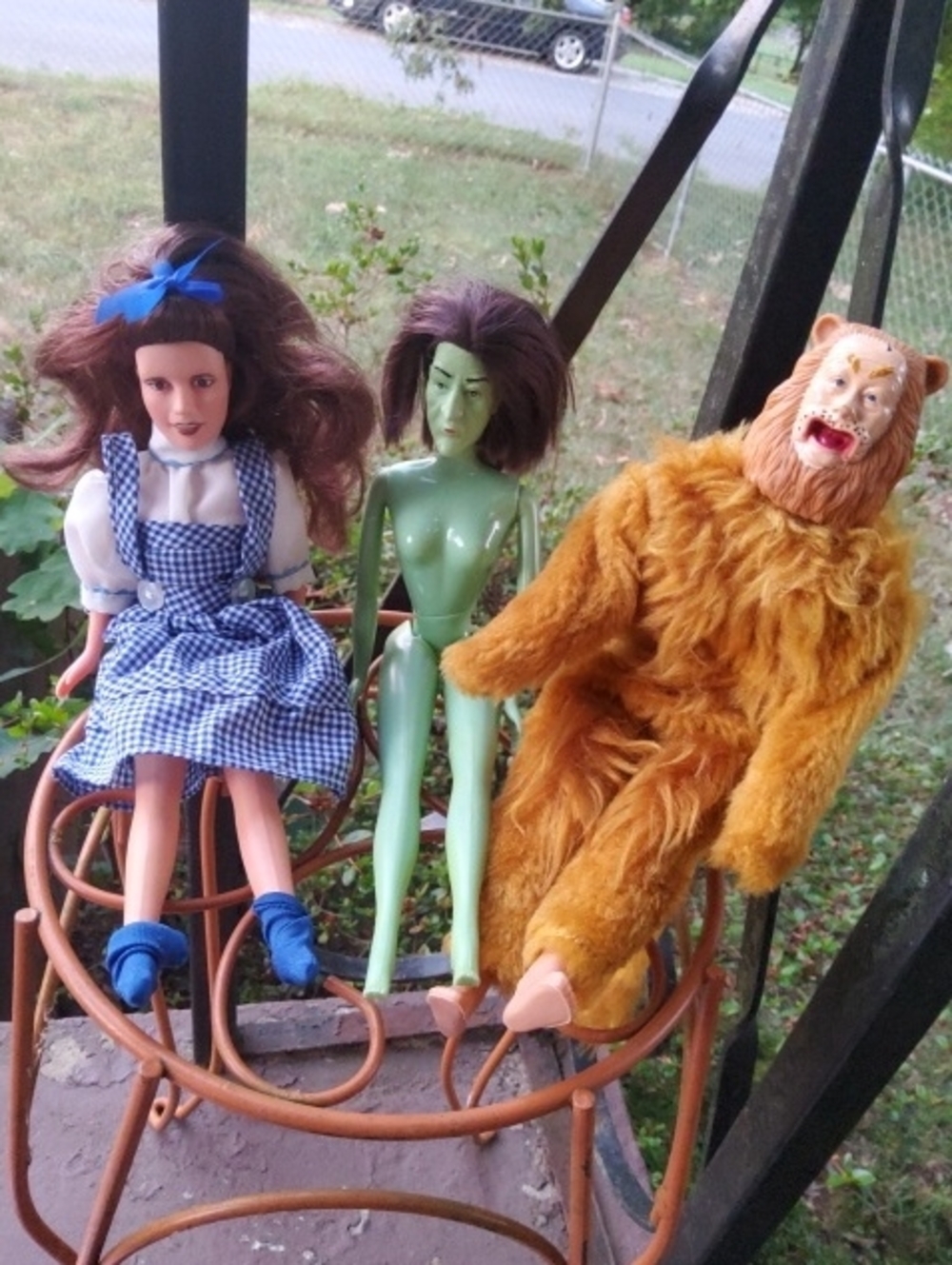1980s Lot Of Three Wizard Of Oz. Dolls